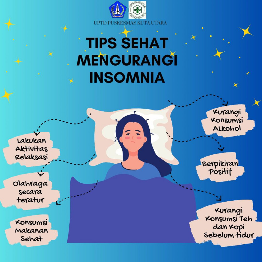 Tips Sehat Cara Mengurangi Insomnia | Puskesmaskutautara Badung